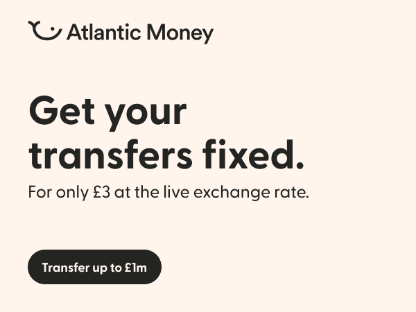an advert for Atlantic money